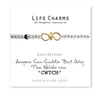 Life Charms Anyone Can Cuddle But Only The Welsh Can Cwtch Bracelet