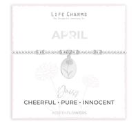Life Charms Birth Flower Bracelets (April - Daisy)