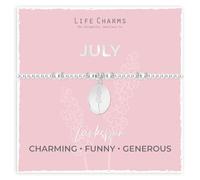 Life Charms Birth Flower Bracelets (July - Larkspur)