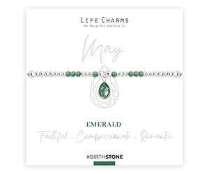 LIFE CHARMS BIRTH STONE MAY