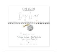Life Charms Dogs Leave Footprints On Your Heart Bracelet