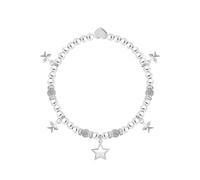Life Charms Happy 18th Birthday - Stars Charm Bracelet in a Beautiful Pink Flower Box