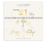 Life Charms Happy 21st Birthday bracelet