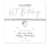 Life Charms Happy 60th Birthday Bracelet