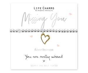 Life Charms I'm Missing You bracelet