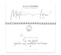 Life Charms I'm So Glad You Are My Mother In Law Bracelet