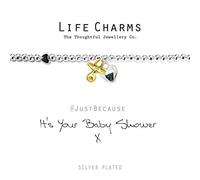 Life Charms It's Your Baby Shower Silver Plated Bracelet