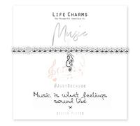 Life Charms Music Is What Feelings Sound Like Bracelet