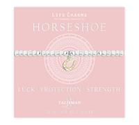 Life Charms Silver Horseshoe Charm Bracelet in Gift Box