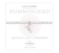 Life Charms Silver Hummingbird Charm Bracelet in Gift Box