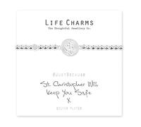 Life Charms St Christopher Will Keep You Safe Bracelet