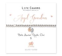 Life Charms Welsh Guardian Angel (Mae'n Angel Gwarcheidiol) Bracelet