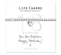 Life Charms Women Jewellery 18Th Birthday Bracelet Wristband Ladies Gift