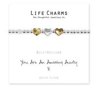 Life Charms Women Jewellery Amazing Aunty Bracelet Wristband Ladies Gift