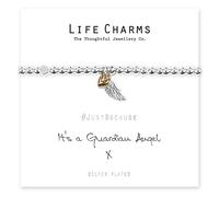 Life Charms Women Jewellery Guardian Angel Bracelet Wristband Ladies Gift