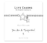 Life Charms Women Jewellery Superstar Bracelet Wristband Ladies Gift Box
