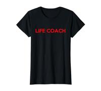 Life Coaching for Personal Development Value Graphic T-Shirt, Women, Black, S
