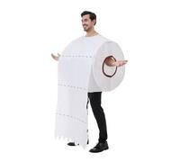 life Couple Performance Costume Parody Toilet Paper Cosplay - All of Us Are Dead - Women's Cosplay Party Costume - White - One Size Comfy Elegant
