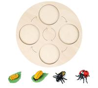 Life Cycle Kit Figures Set on Wooden Tray for Fun Learning Toy,Teaching Tools for Students,Preschool Science Station (Generic3czs2dunxi-10339683)