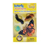 Life Cycle Stages Butterfly | Egg, caterpillar, chrysalis and butterfly figurines, durable, hands-on STEM learning, pairs with Butterfly Garden kits