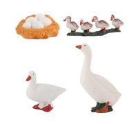 Life Cycle Toy Duck - Science Learning Model Set, Duck Growth Stages Figurine for Kids Study Use, Nature Biology Teaching Aid for Classroom Garden Display Use, Educational Toy Set