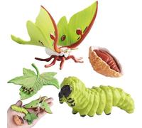 Life Cycle Toys - Realistic Educational Figurines Set | Tasteless Animal Life Stage Models - Butterfly Moth Turtle Ant Frog Learning Teaching Aid Cognitive Development Kids Science