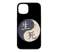 Life Death Kanji Characters Japanese Word Moon Art Case for iPhone 13