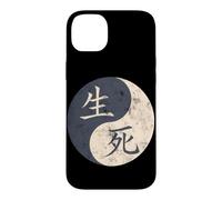 Life Death Kanji Characters Japanese Word Moon Art Case for iPhone 14 Plus