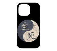 Life Death Kanji Characters Japanese Word Moon Art Case for iPhone 14 Pro Max