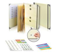 Life Document Organizer, in Case I Go Missing Super Useful Binder, Important Document Organizer Binder for Passports, School Work, Social Security Cards, Birth Certificate (Cream)