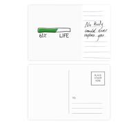 Life Energy Progress Bar 61 Percent Middle Aged Postcard Card Important Person Anniversary
