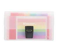 Life Expanding File Folder, Expanding Accordion File Folder Multi-Layer Document Organizer Storage for Letter Size Paper Red