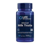 Life Extension Advanced Milk Thistle Supplement For Liver Function Support, Kidney Health & Detox With Silymarin, Silibinins, Isosilybin A, B 60 Softgels