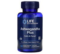 Life Extension Ashwagandha Plus Calm & Focus Vegicaps 60 Vegicaps