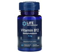 Life Extension B12 Methylcobalamin, 5 mg, 60 Herbal Lozenges