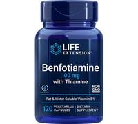 Life Extension Benfotiamine With Thiamine 100mg Vegicaps 120 Vegicaps