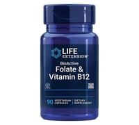 Life Extension BioActive Folate & Vitamin B12 90 Veg Caps
