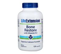 Life Extension Bone Restore with Vitamin K2 Comprehensive bone health support 120 pcs, capsule