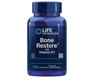 Life Extension Bone Restore, With Vitamin K2, 120 Capsules