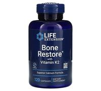 Life Extension Bone Restore with Vitamin K2 120 Capsules | EXPIRY 2026-05-31