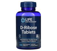 Life Extension D-Ribose Vegetarian Tablets 100 Tablets