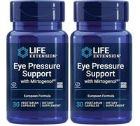 Life Extension Eye Pressure Support with Mirtogenol, Blueberry Extract and Pycnogenol, 30 Vegan Capsules, Gluten Free, Vegetarian, Soy Free, Non-GMO (Pack of 2)