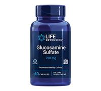 Life Extension Glucosamine Sulfate, 750 mg, Supports Knee Comfort and Joint Health, Gluten-Free, Non-GMO, 60 Capsules