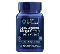 Life Extension Lightly Caffeinated Mega Green Tea Extract Vegicaps 100 Vegicaps