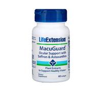 Life Extension MacuGuard Ocular, Saffron Astaxanthin Help Eye Health 60 Softgels