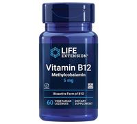 Life Extension, Methylcobalamin (Vitamin B12), Depot, Every 10 Days 1 Tablet, 5000mcg, 60 Vegan Lozenges, Gluten Free, Vegetarian, Soy Free, Non GMO