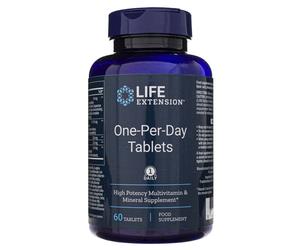 Life Extension One-Per-Day Multivitamin Mineral High Potency 60 Tablets