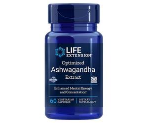 Life Extension Optimised Ashwagandha Extract Vegicaps 60 Vegicaps