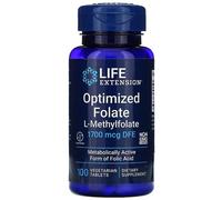 Life Extension Optimised Folate 1700mcg Vegicaps 100 Vegicaps