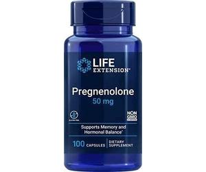 Life Extension Pregnenolone | 50 mg 100 capsules ( Multi-Pack)